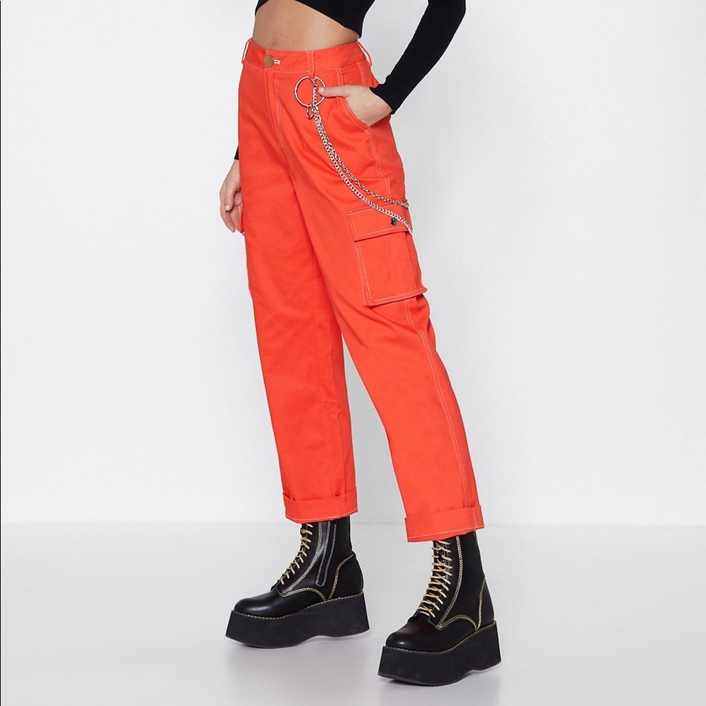 Nasty Gal In a Sticky Stitch-uation Utility Pants